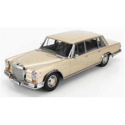 KK SCALE MERCEDES BENZ S-CLASS 600 PULLMAN (W100) 1963 - GOLD MET 1/18