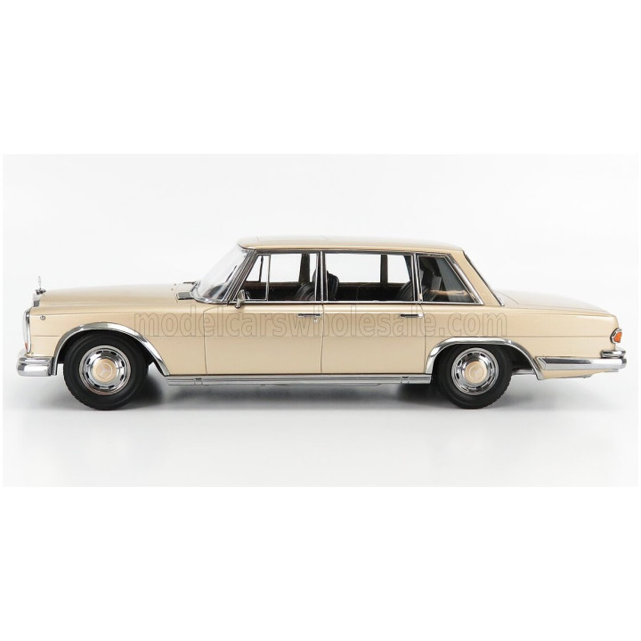 KK SCALE MERCEDES BENZ S-CLASS 600 PULLMAN (W100) 1963 - GOLD MET 1/18