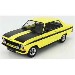 KK SCALE OPEL KADETT B SPORT 1973 - YELLOW BLACK 1/18