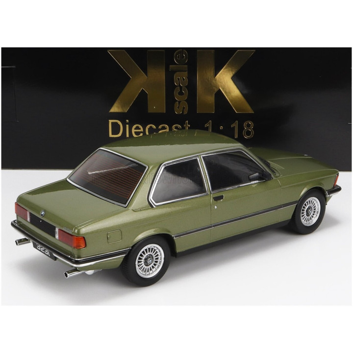 KK SCALE BMW 3-SERIES 323i (E21) 1978 - GREEN MET 1/18
