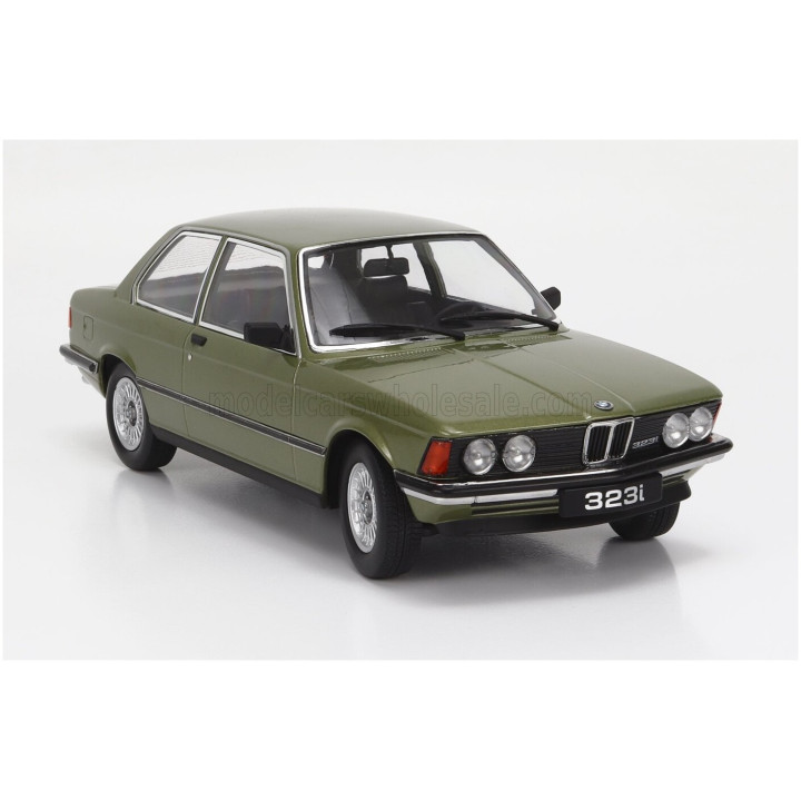KK SCALE BMW 3-SERIES 323i (E21) 1978 - GREEN MET 1/18