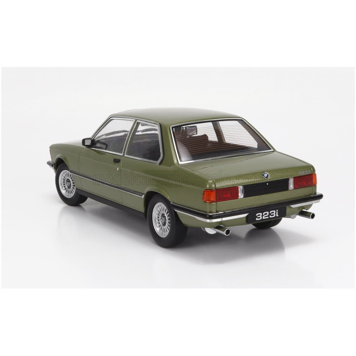 KK SCALE BMW 3-SERIES 323i (E21) 1978 - GREEN MET 1/18