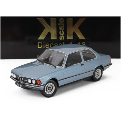 KK SCALE BMW 3-SERIES 323i (E21) 1978 - LIGHT BLUE MET 1/18