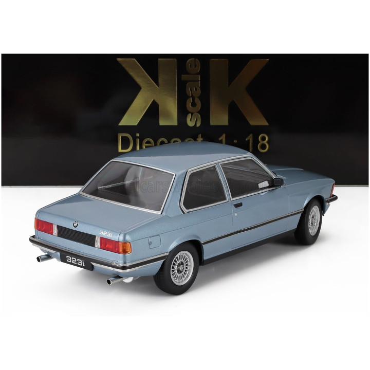 KK SCALE BMW 3-SERIES 323i (E21) 1978 - LIGHT BLUE MET 1/18