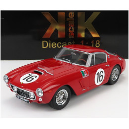 KK SCALE FERRARI 250GT SWB 3.0L V12 COUPE TEAM SCUDERIA SERENISSIMA N 16 24h LE MANS 1961 MAURICE TRINTIGNANT - CARLO MARIA