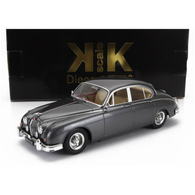 KK SCALE JAGUAR MKII 3.8 RHD 1959 - DARK GREY MET 1/18