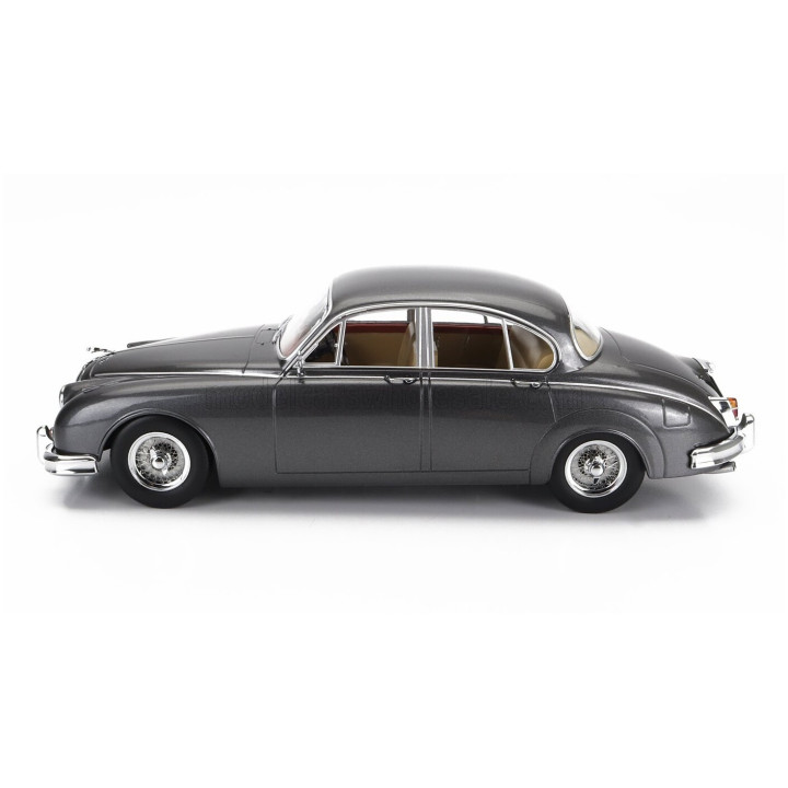 KK SCALE JAGUAR MKII 3.8 RHD 1959 - DARK GREY MET 1/18