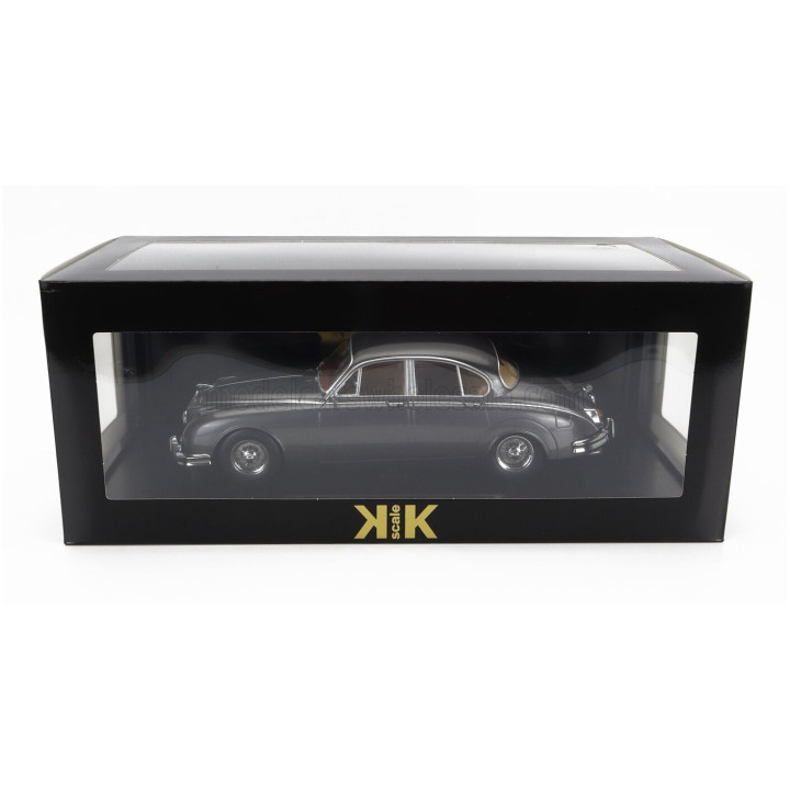 KK SCALE JAGUAR MKII 3.8 RHD 1959 - DARK GREY MET 1/18