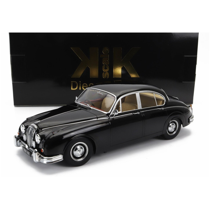 KK SCALE DAIMLER 250 V6 RHD 1962 - BEIGE INTERIOR - BLACK 1/18