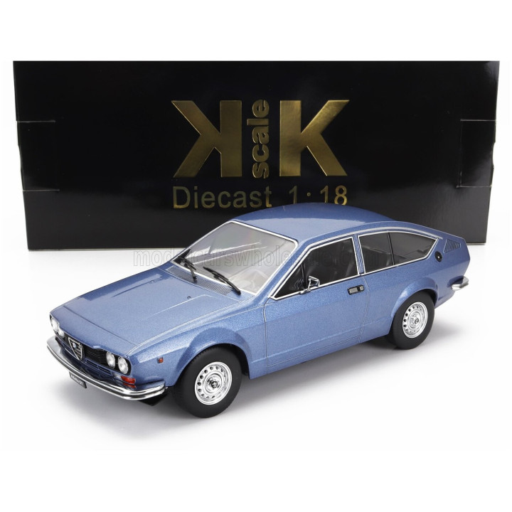 KK SCALE ALFA ROMEO ALFETTA 1600 GTV 1976 - BLUE 1/18