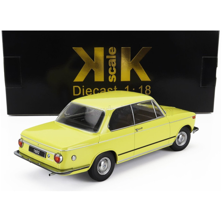 KK SCALE BMW 1602 1-SERIES 1971 - YELLOW 1/18