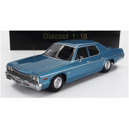 KK SCALE DODGE MONACO 1974 - LIGHT BLUE MET 1/18