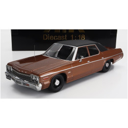 KK SCALE DODGE MONACO 1974 - BROWN BLACK 1/18