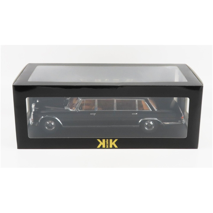 KK SCALE MERCEDES BENZ S-CLASS 600 LWB PULLMAN (W100) 1964 - BLACK 1/18