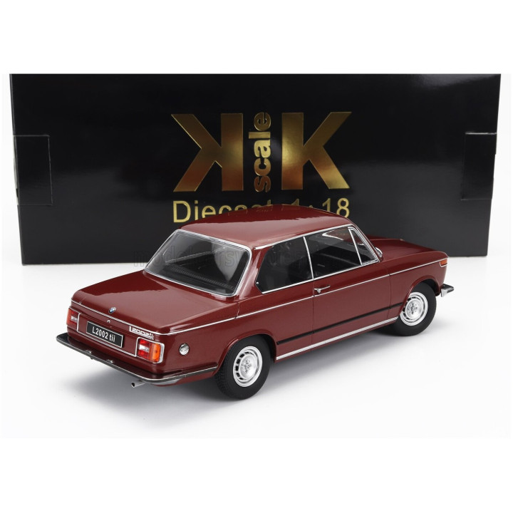 KK SCALE BMW L2002 Tii 2-SERIES 1974 - DARK RED 1/18
