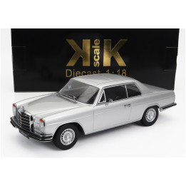 KK SCALE MERCEDES BENZ 250C/8 (W114) COUPE 1969 - SILVER 1/18