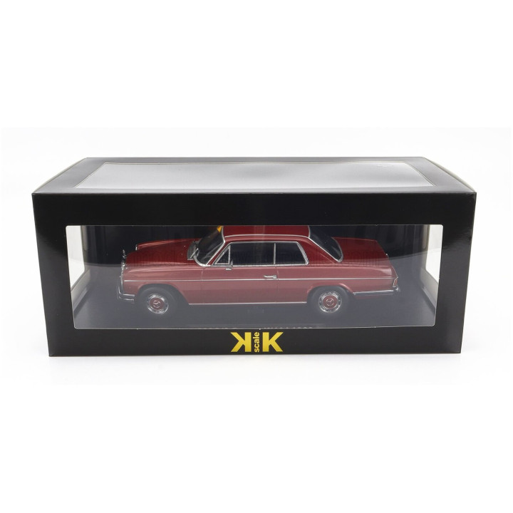 KK SCALE MERCEDES BENZ 280C/8 (W114) COUPE 1969 - RED MET 1/18