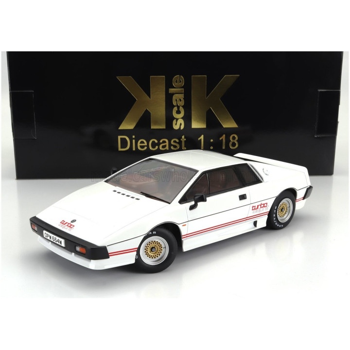 KK SCALE LOTUS ESPRIT TURBO 1981 - WHITE 1/18