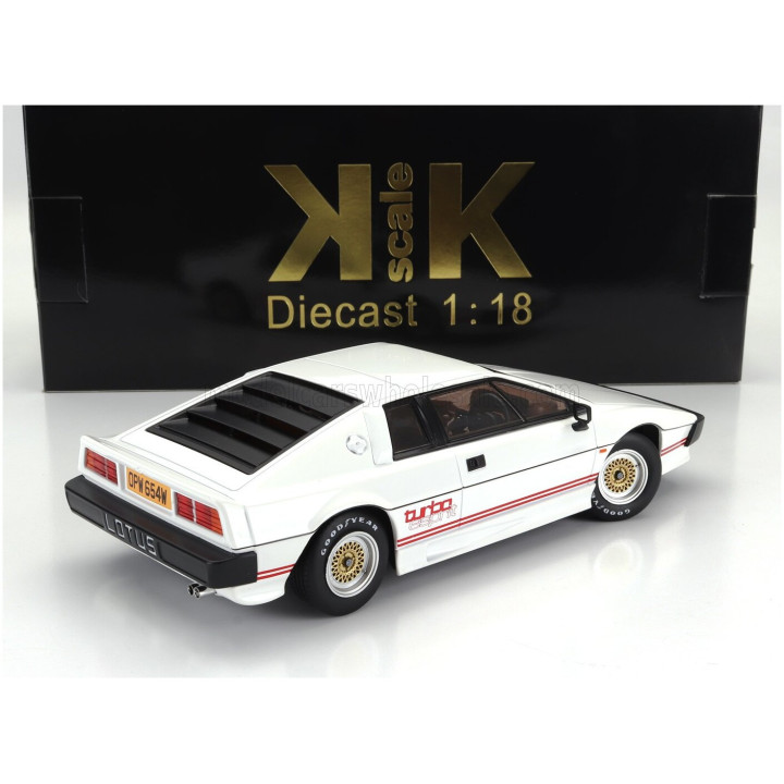 KK SCALE LOTUS ESPRIT TURBO 1981 - WHITE 1/18