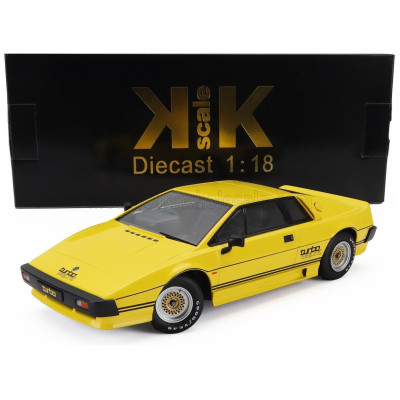 KK SCALE LOTUS ESPRIT TURBO 1981 - YELLOW BLACK 1/18