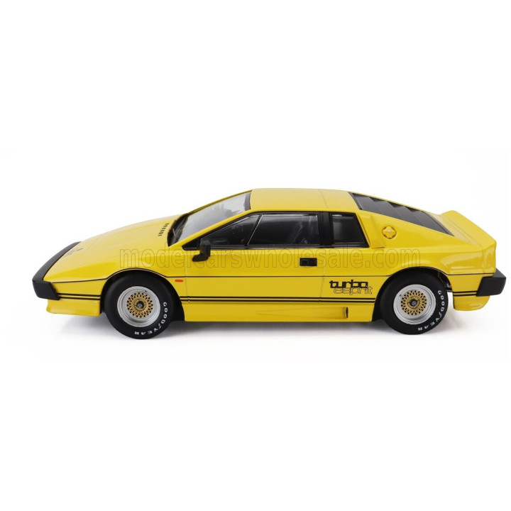 KK SCALE LOTUS ESPRIT TURBO 1981 - YELLOW BLACK 1/18