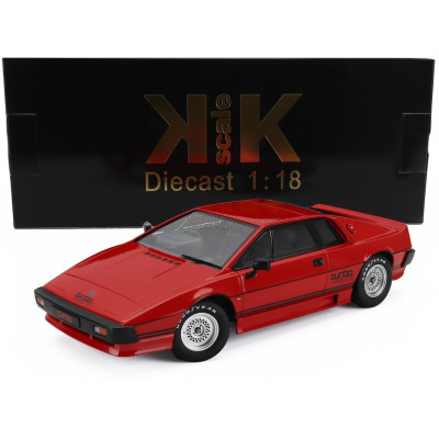 KK SCALE LOTUS ESPRIT TURBO 1981 - RED BLACK 1/18