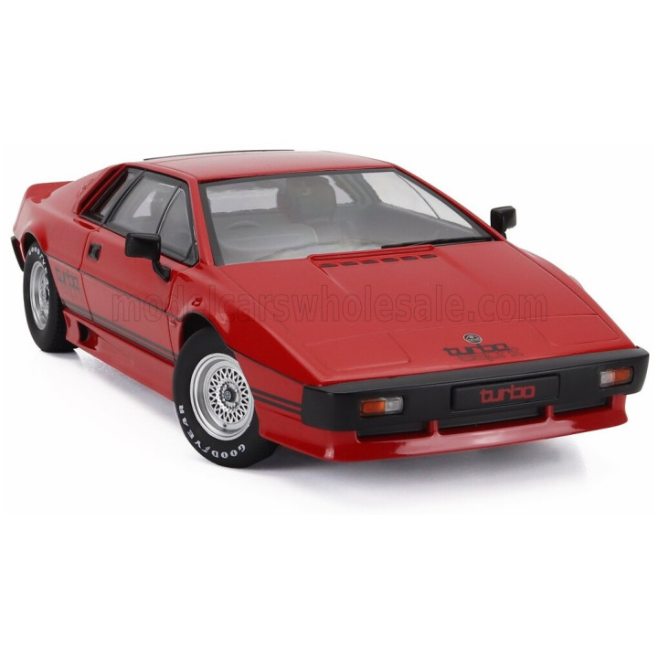 KK SCALE LOTUS ESPRIT TURBO 1981 - RED BLACK 1/18
