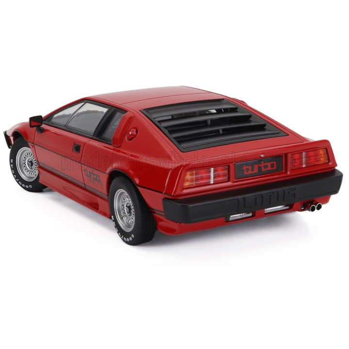 KK SCALE LOTUS ESPRIT TURBO 1981 - RED BLACK 1/18