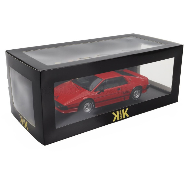 KK SCALE LOTUS ESPRIT TURBO 1981 - RED BLACK 1/18