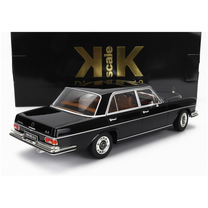 KK SCALE MERCEDES BENZ S-CLASS 300SEL 6.3 (W108) 1967-1972 - BLACK 1/18
