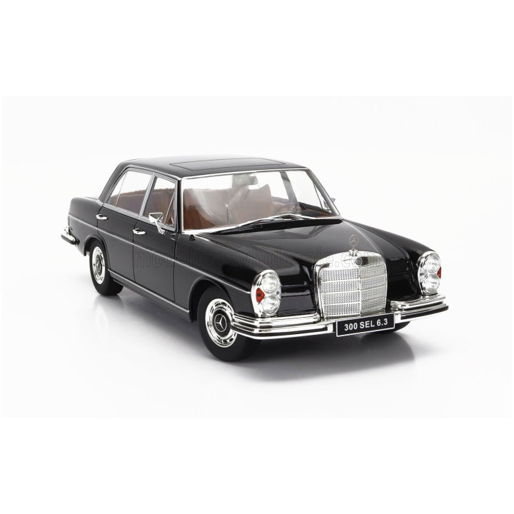 KK SCALE MERCEDES BENZ S-CLASS 300SEL 6.3 (W108) 1967-1972 - BLACK 1/18