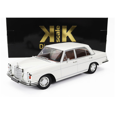 KK SCALE MERCEDES BENZ S-CLASS 300SEL 6.3 (W108) 1967-1972 - WHITE 1/18