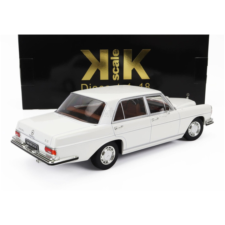 KK SCALE MERCEDES BENZ S-CLASS 300SEL 6.3 (W108) 1967-1972 - WHITE 1/18