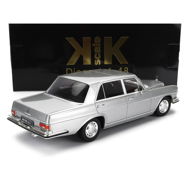 KK SCALE MERCEDES BENZ S-CLASS 300SEL 6.3 (W108) 1967-1972 - SILVER 1/18