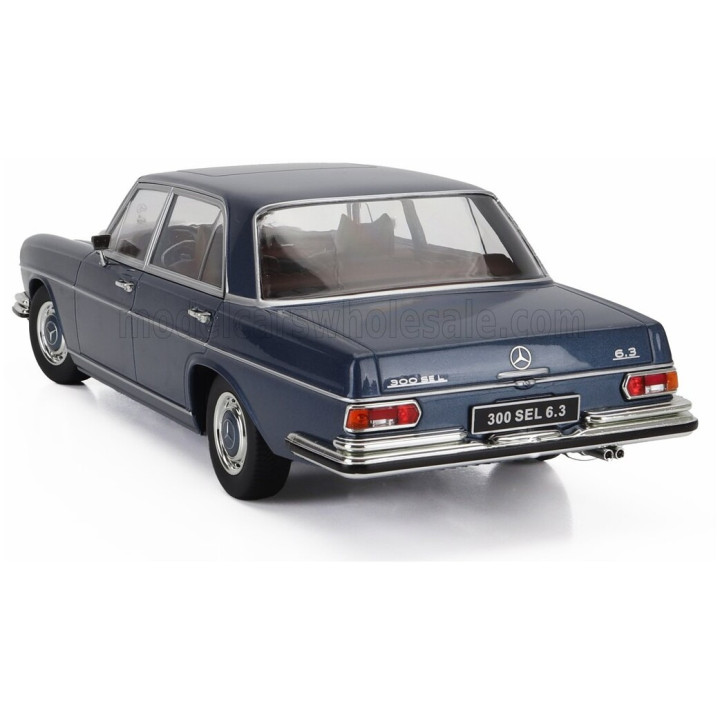KK SCALE MERCEDES BENZ S-CLASS 300SEL 6.3 (W109) 1967-1972 - BLUE MET 1/18