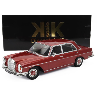 KK SCALE MERCEDES BENZ S-CLASS 300SEL 6.3 (W109) 1967-1972 - RED MET 1/18
