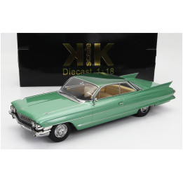 KK SCALE CADILLAC SERIES 62 COUPE DEVILLE 1961 - LIGHT GREEN MET 1/18