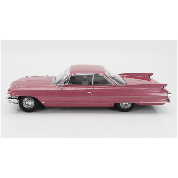 KK SCALE CADILLAC SERIES 62 COUPE DEVILLE 1961 - PINK 1/18