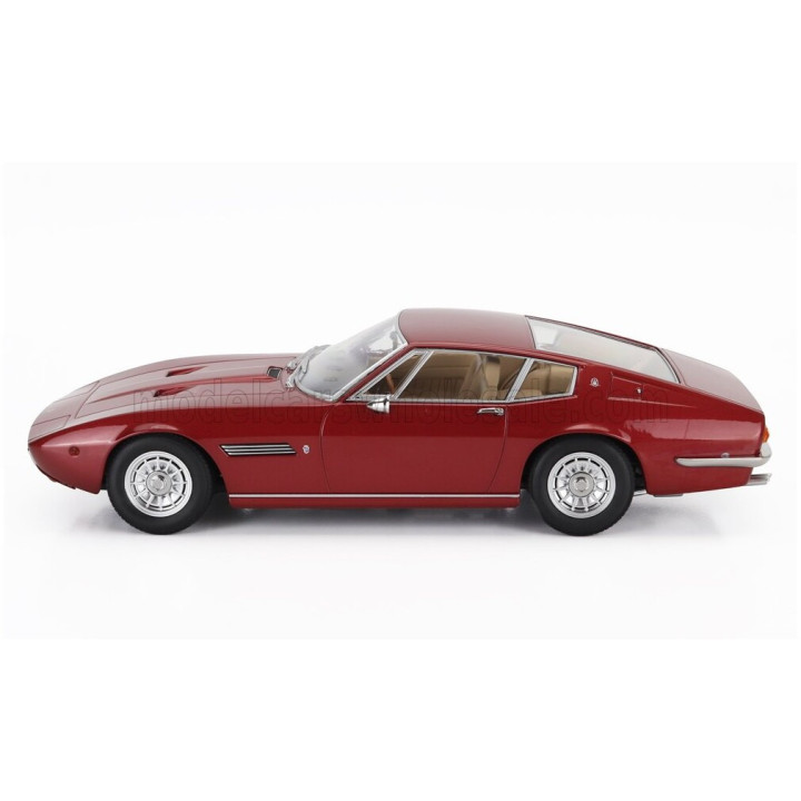 KK SCALE MASERATI GHIBLI COUPE 1969 - RED MET 1/18