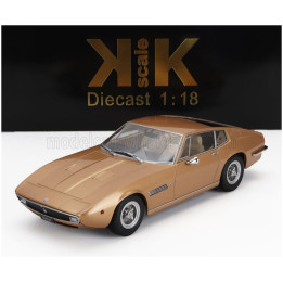 KK SCALE MASERATI GHIBLI COUPE 1969 - GOLD MET 1/18