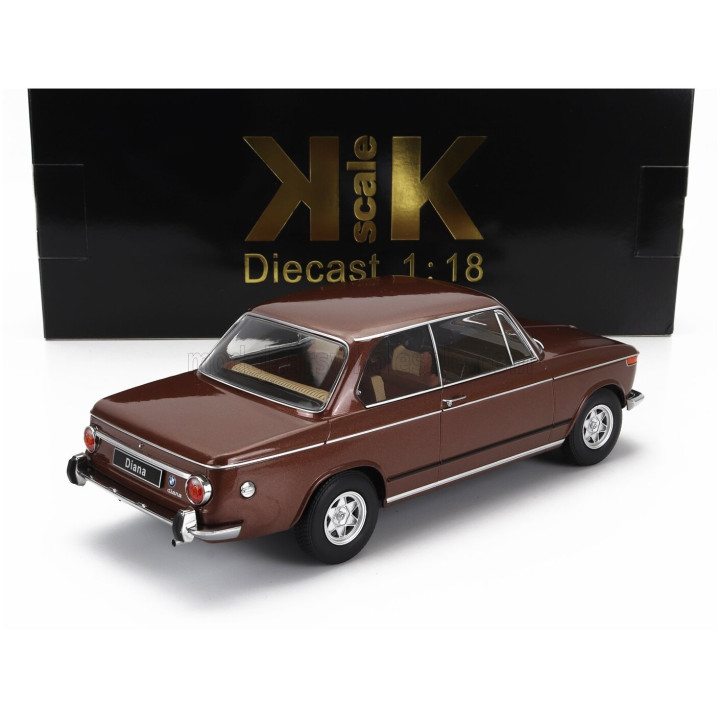 KK SCALE BMW 2002Ti DIANA 1970 - BROWN MET 1/18