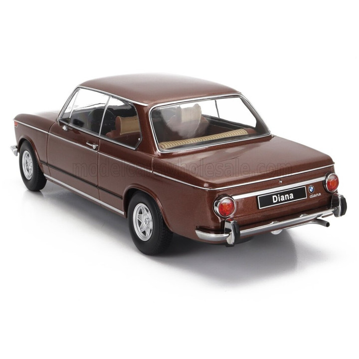 KK SCALE BMW 2002Ti DIANA 1970 - BROWN MET 1/18
