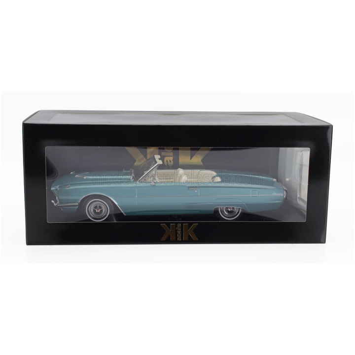 KK SCALE FORD USA THUNDERBIRD CABRIOLET OPEN 1966 - LIGHT BLUE 1/18