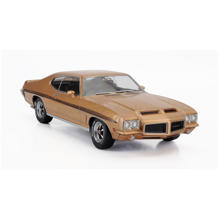 KK SCALE PONTIAC LE MANS GTO 1972 - LIGHT BROWN MET 1/18