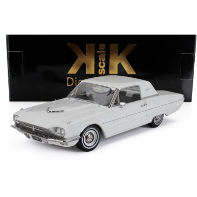 KK SCALE FORD USA THUNDERBIRD COUPE 1966 - WHITE 1/18