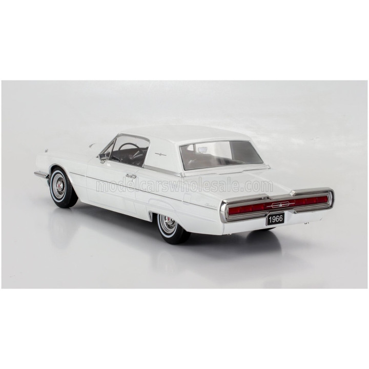 KK SCALE FORD USA THUNDERBIRD COUPE 1966 - WHITE 1/18