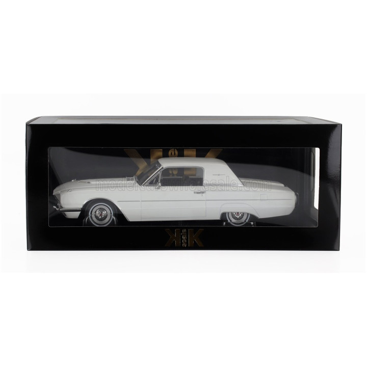 KK SCALE FORD USA THUNDERBIRD COUPE 1966 - WHITE 1/18