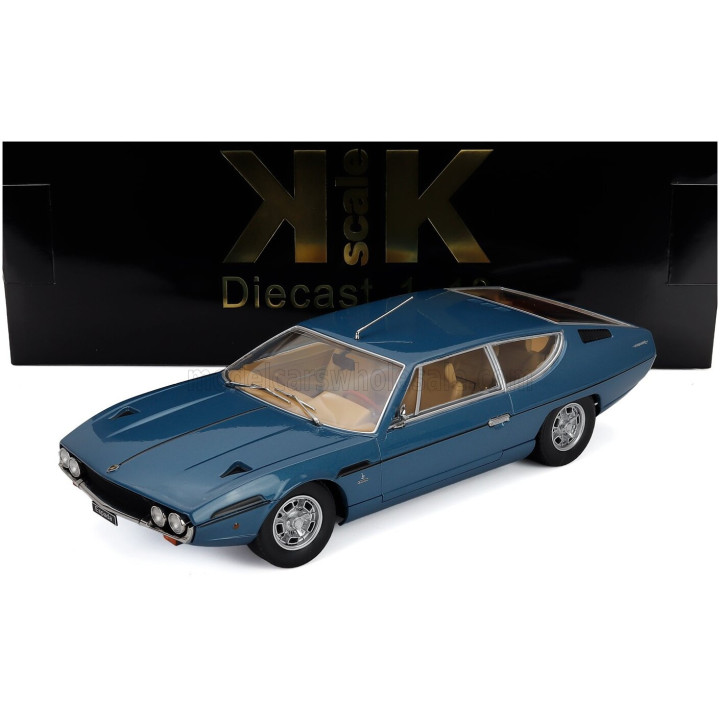 KK SCALE LAMBORGHINI ESPADA 2-SERIES 1970 - TURQUOISE 1/18