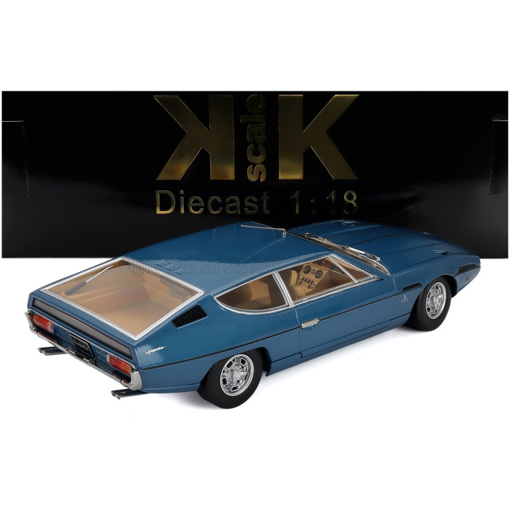 KK SCALE LAMBORGHINI ESPADA 2-SERIES 1970 - TURQUOISE 1/18