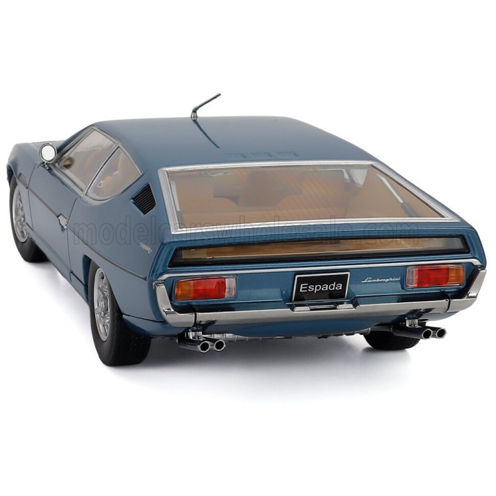 KK SCALE LAMBORGHINI ESPADA 2-SERIES 1970 - TURQUOISE 1/18